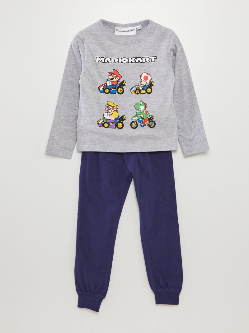 Pijama estampado 'Mario' - 2 piezas AZUL - Kiabi