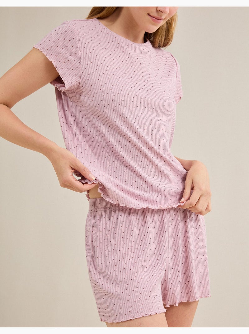 Pijama estampado, MO Fashion Rosa - Kiabi