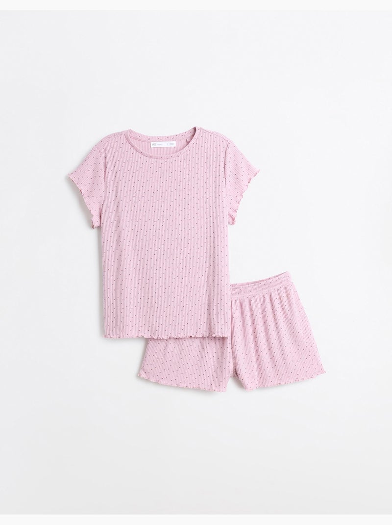 Pijama estampado, MO Fashion Rosa - Kiabi