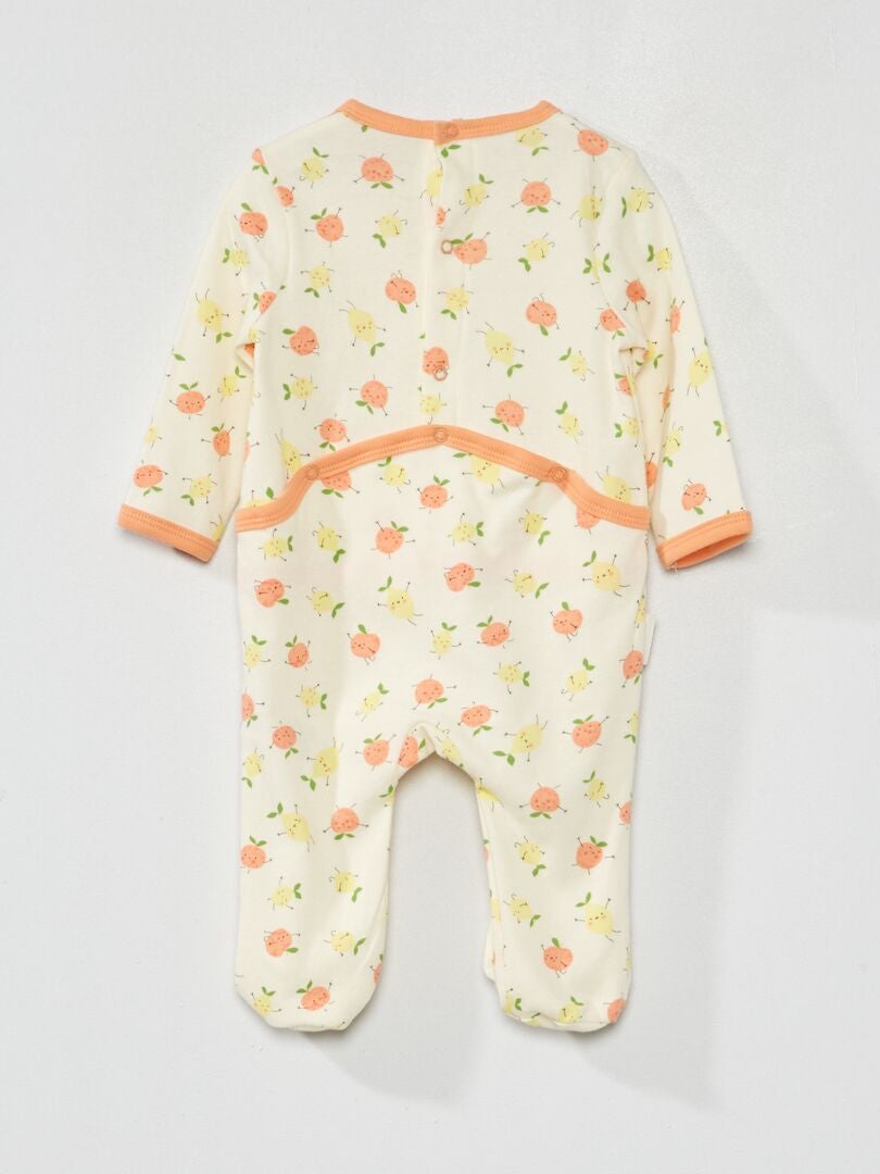 Pijama estampado 'Petit Beguin' BEIGE - Kiabi