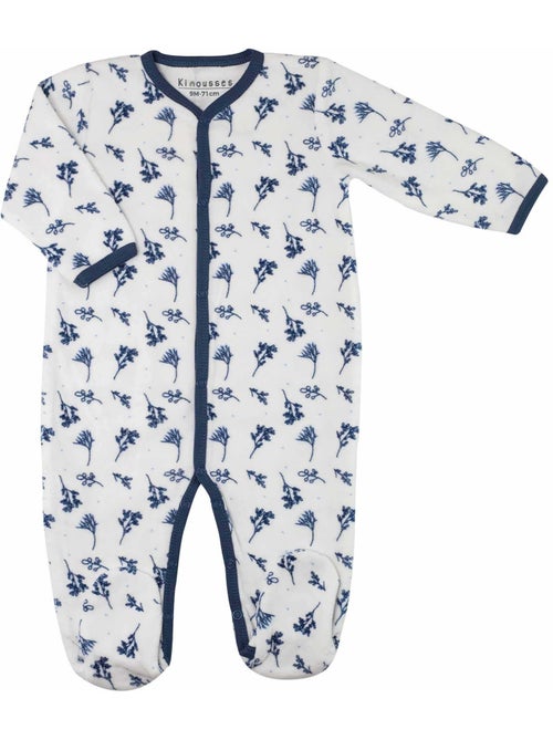 Pijama floral para bebé - Kiabi
