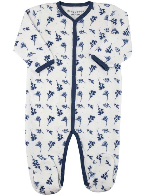 Pijama floral para bebé - Kiabi