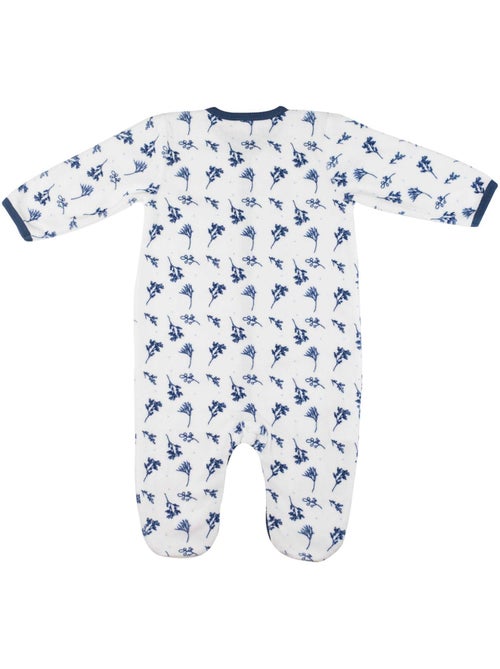 Pijama floral para bebé - Kiabi