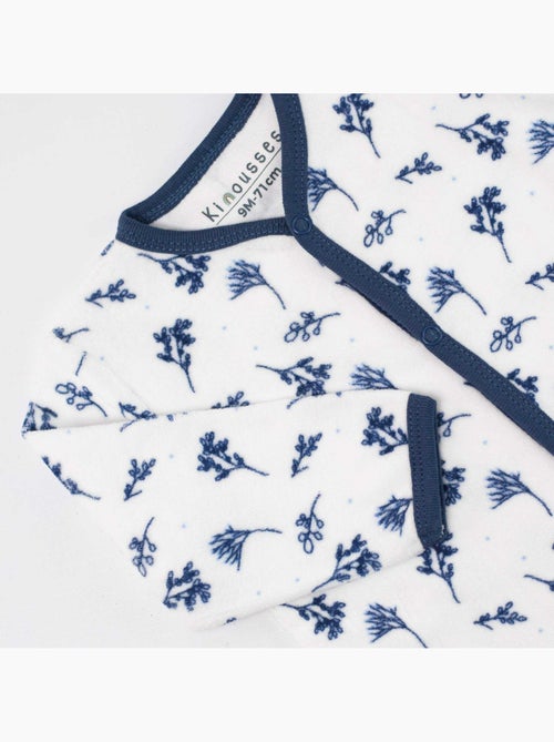 Pijama floral para bebé - Kiabi