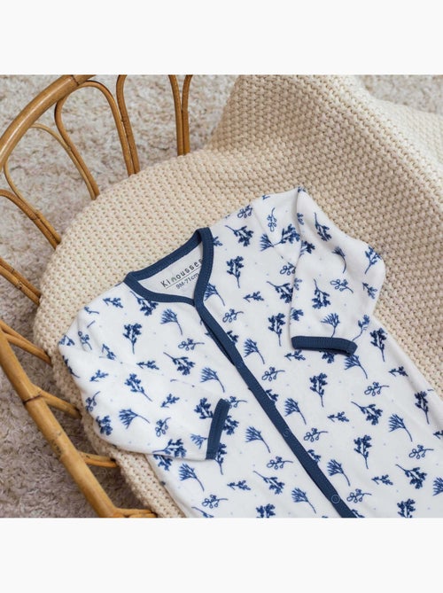 Pijama floral para bebé - Kiabi