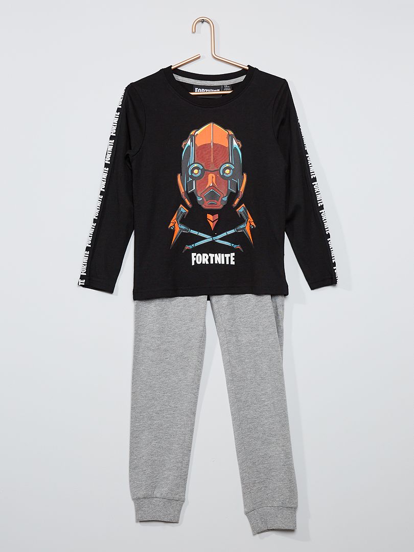 Pijama 'Fortnite' negro/gris - Kiabi