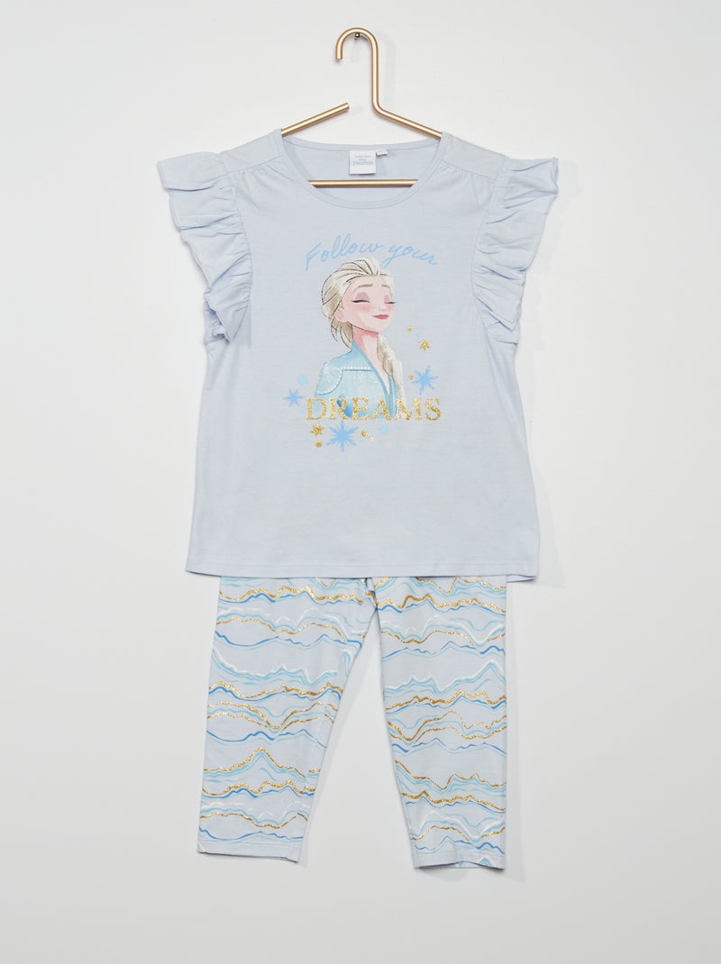 Pijama 'Frozen' 2 piezas azul - Kiabi