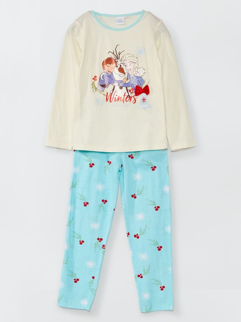 Pijama 'Frozen' blanco/azul - Kiabi