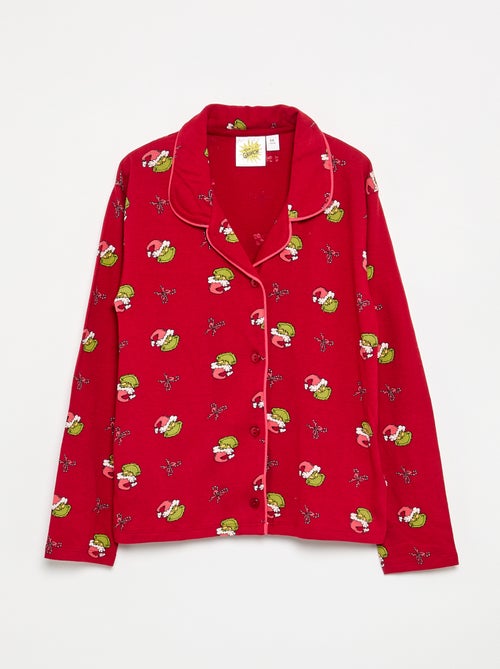 Pijama 'Grinch' 2 piezas - Chaqueta + pantalón - Kiabi
