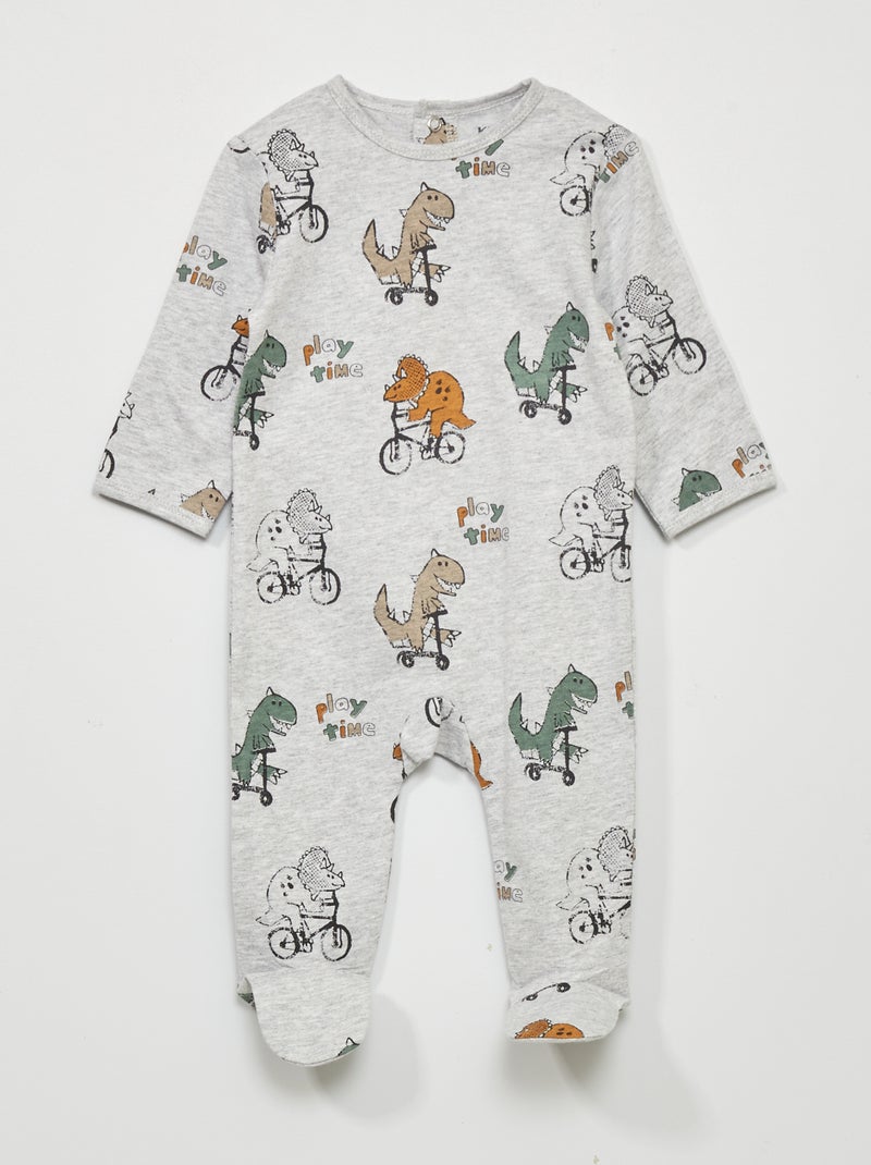 Pijama GRIS - Kiabi