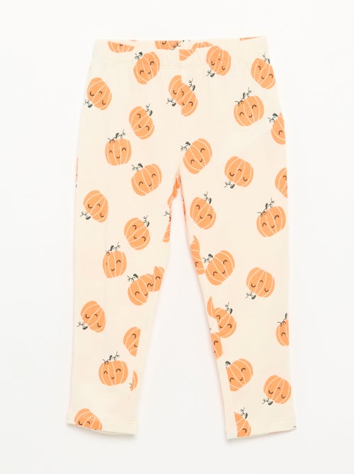 Pijama 'Halloween' 2 piezas - Camiseta de manga larga + pantalón - Kiabi