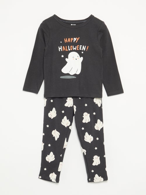 Pijama 'Halloween' 2 piezas - Camiseta de manga larga + pantalón - Kiabi