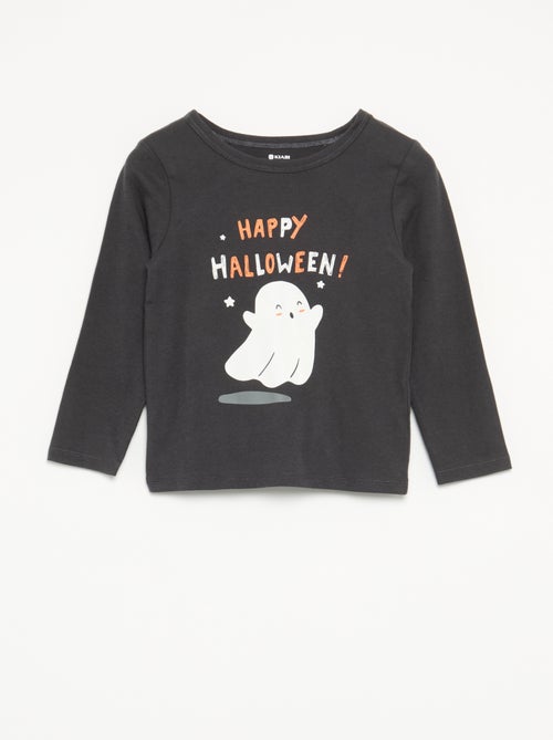 Pijama 'Halloween' 2 piezas - Camiseta de manga larga + pantalón - Kiabi