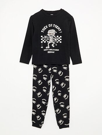 Pijama 'Halloween' de 2 piezas - Camiseta de manga larga + pantalón