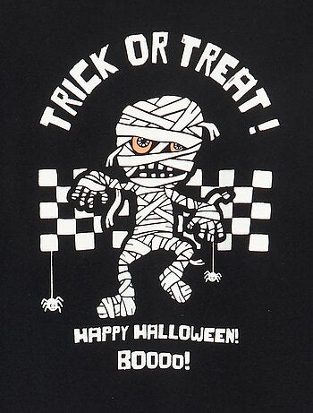 Pijama 'Halloween' de 2 piezas - Camiseta de manga larga + pantalón