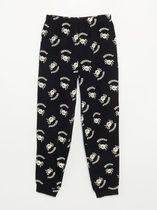 Pijama 'Halloween' de 2 piezas - Camiseta de manga larga + pantalón - Kiabi