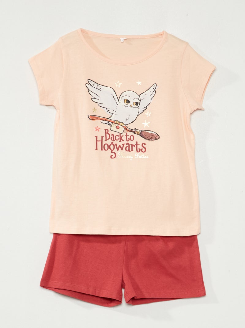 Pijama 'Harry Potter' - 2 piezas rosa - Kiabi