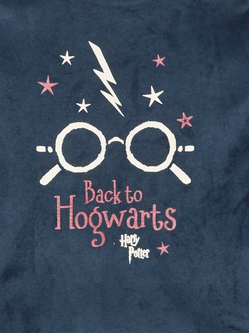 Pijama \'Harry Potter\' 2 piezas - Camiseta de manga larga + pantalón Azul - Kiabi