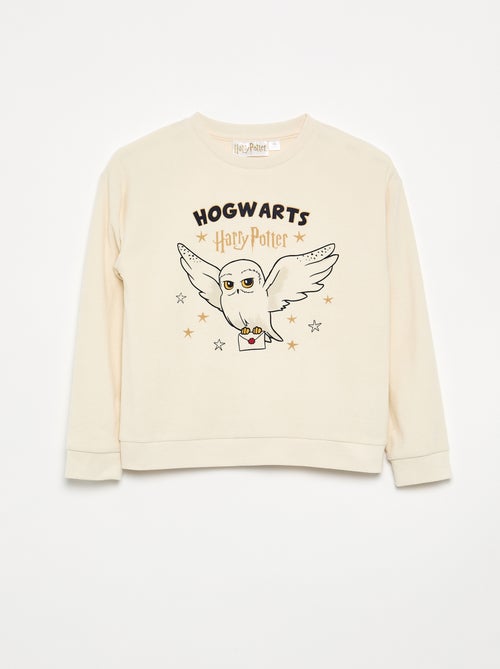 Pijama 'Harry Potter' de 2 piezas de forro polar - Camiseta de manga larga + pantalón - Kiabi