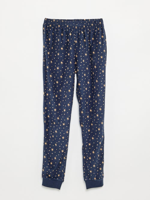 Pijama 'Harry Potter' de 2 piezas de forro polar - Camiseta de manga larga + pantalón - Kiabi