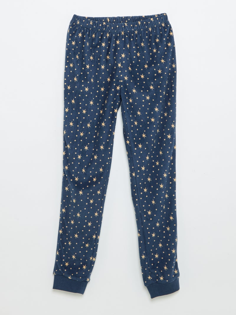 Pijama 'Harry Potter' de 2 piezas de forro polar - Camiseta de manga larga + pantalón Crudo - Kiabi