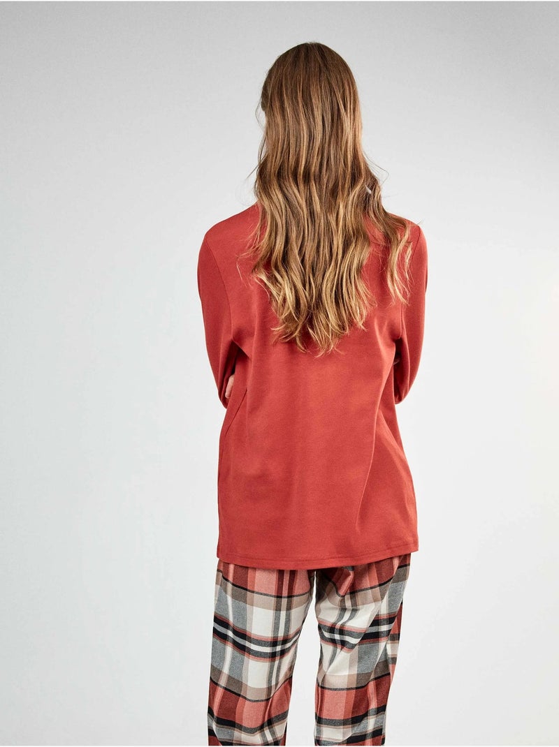 Pijama harry potter en tejido de punto interlock Terracota - Kiabi