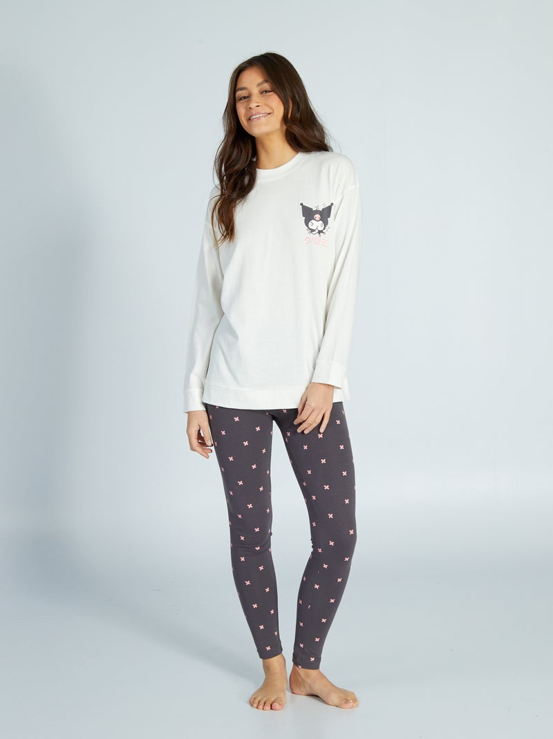 Pijama 'Hello Kitty' - 2 piezas BLANCO - Kiabi