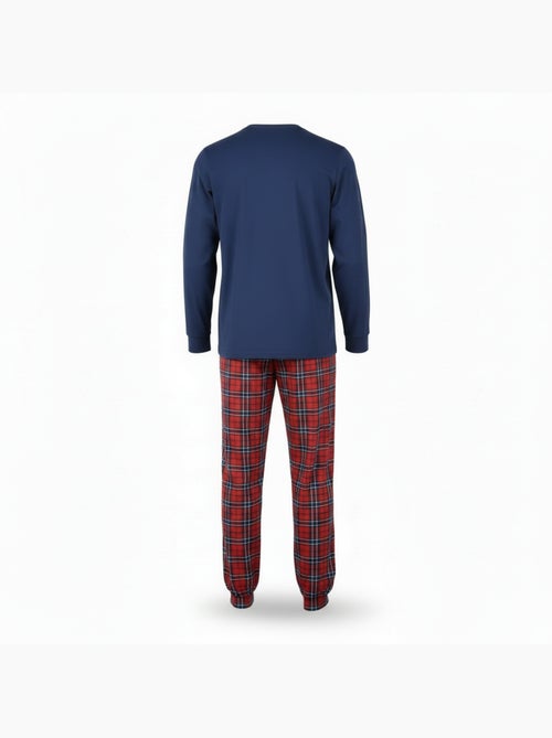 Pijama hombre algodón bordado ciervo escocés ozabi - Kiabi Pijama hombre algodón bordado ciervo escocés ozabi - Kiabi