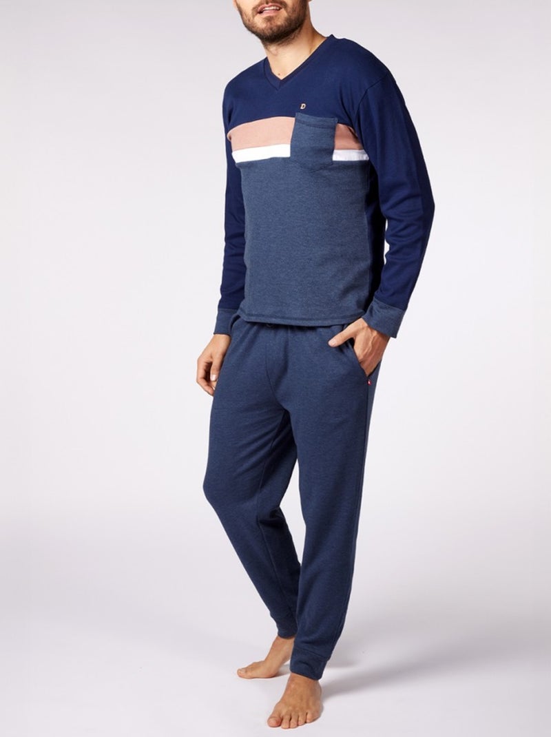 Pijama hombre DODO HOMEWEAR Azul Multicolor Azul - Kiabi
