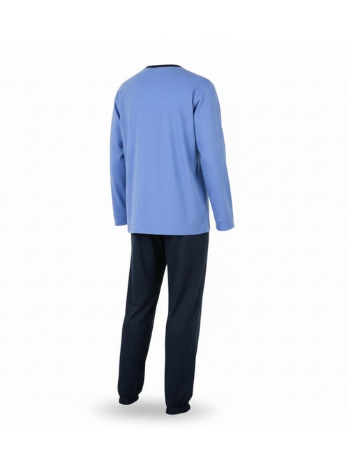 Pijama hombre forrado polar escudo bordado ozabi - Kiabi Pijama hombre forrado polar escudo bordado ozabi - Kiabi