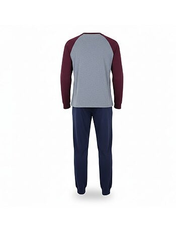 Pijama hombre forro polar bordado nueva york ozabi