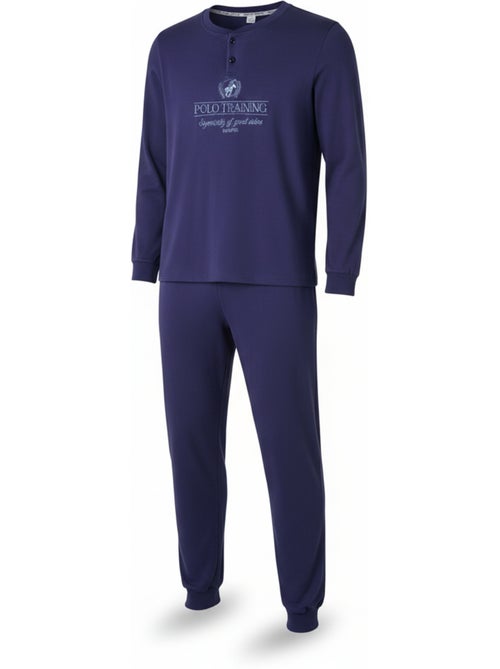 Pijama hombre forro polar estampado bordado ozabi - Kiabi Pijama hombre forro polar estampado bordado ozabi - Kiabi