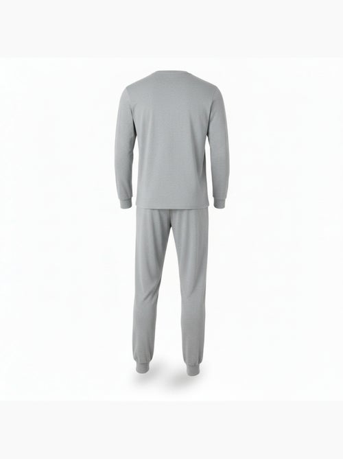 Pijama hombre forro polar estampado bordado ozabi - Kiabi