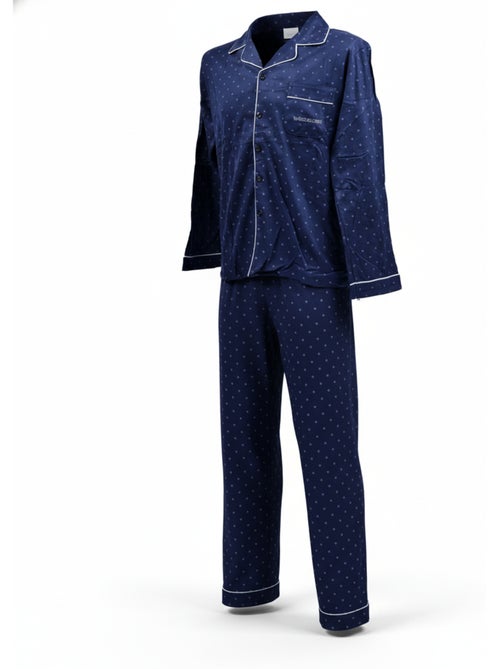 Pijama Hombre Invierno Polar Abotonado C2529 - Kiabi Pijama Hombre Invierno Polar Abotonado C2529 - Kiabi