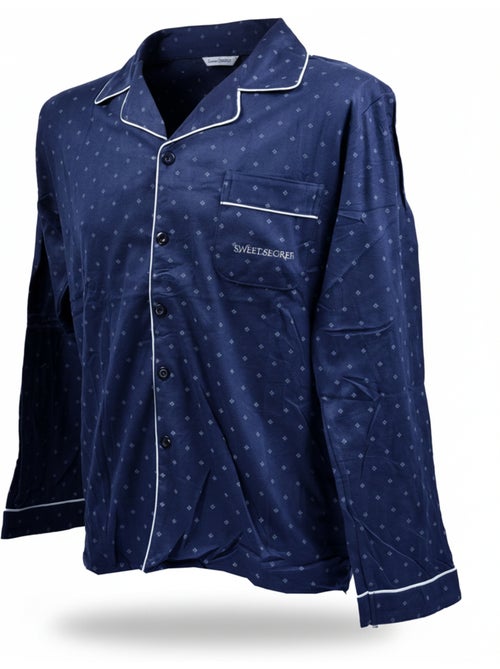 Pijama Hombre Invierno Polar Abotonado C2529 - Kiabi Pijama Hombre Invierno Polar Abotonado C2529 - Kiabi