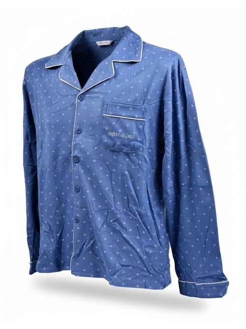 Pijama Hombre Invierno Polar Abotonado C2529 - Kiabi Pijama Hombre Invierno Polar Abotonado C2529 - Kiabi