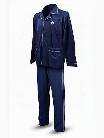 Pijama Hombre Invierno Polar Abotonado C2530