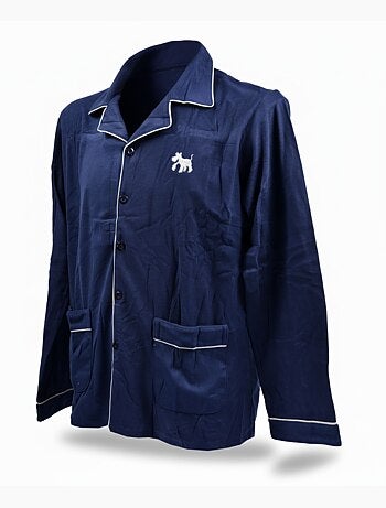 Pijama Hombre Invierno Polar Abotonado C2530