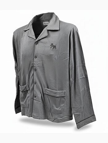 Pijama Hombre Invierno Polar Abotonado C2530