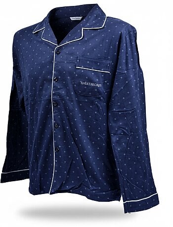 Pijama Hombre Invierno Polar Botonado C2529