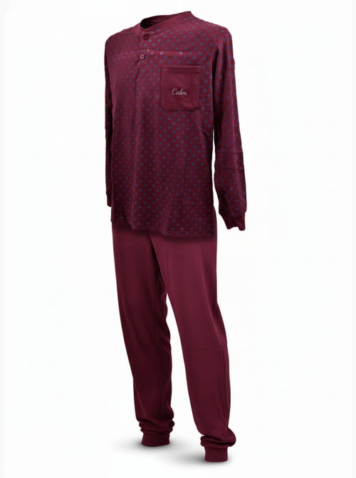 Pijama Hombre Invierno Polar Premium CALM Z2550 - Kiabi