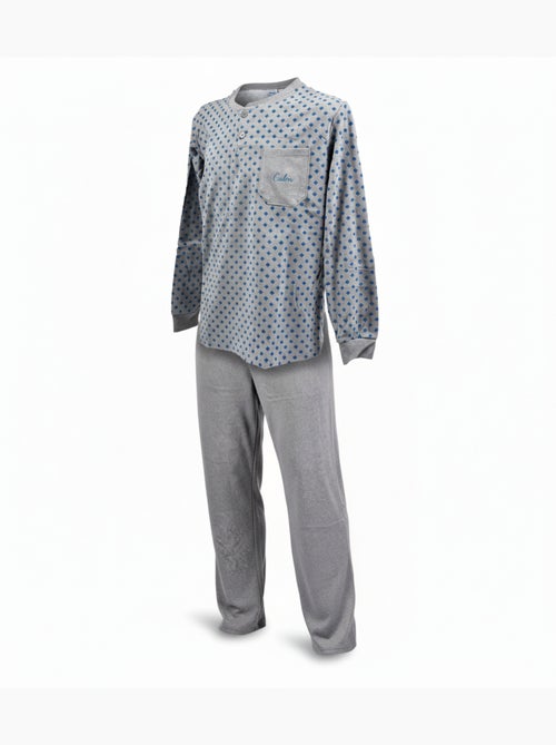 Pijama Hombre Invierno Polar Premium CALM Z2550 - Kiabi
