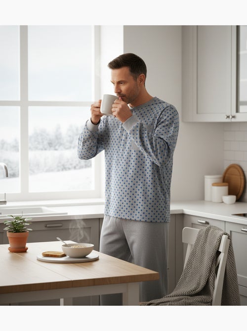 Pijama Hombre Invierno Polar Premium CALM Z2550 - Kiabi