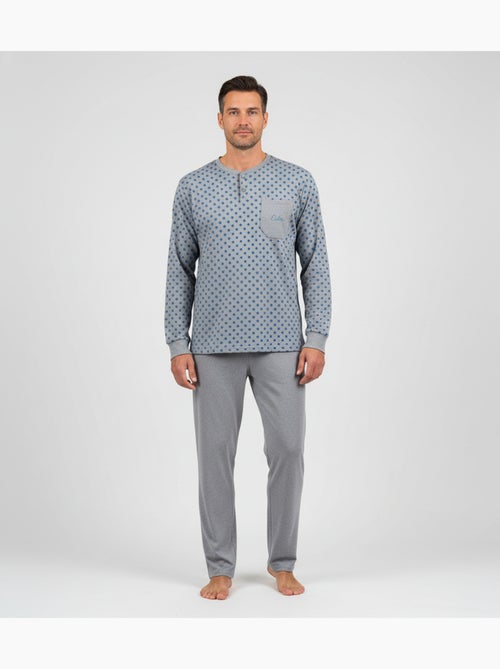 Pijama Hombre Invierno Polar Premium CALM Z2550 - Kiabi