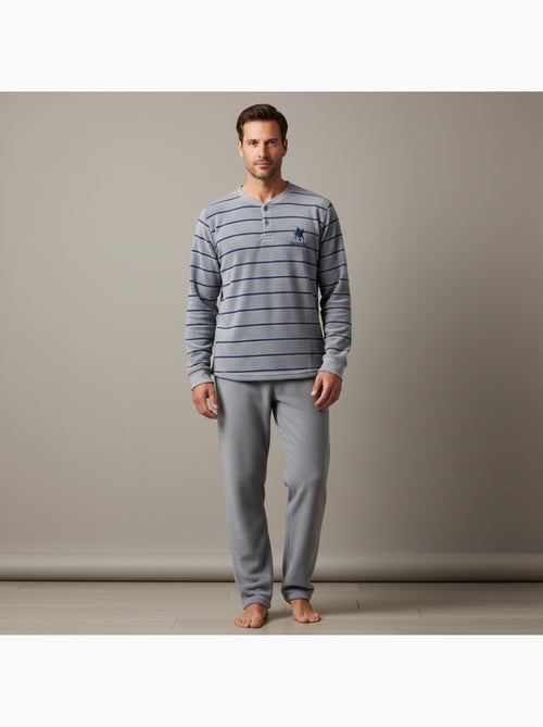 Pijama Hombre Invierno Polar SECRET CLUB Z2653 - Kiabi