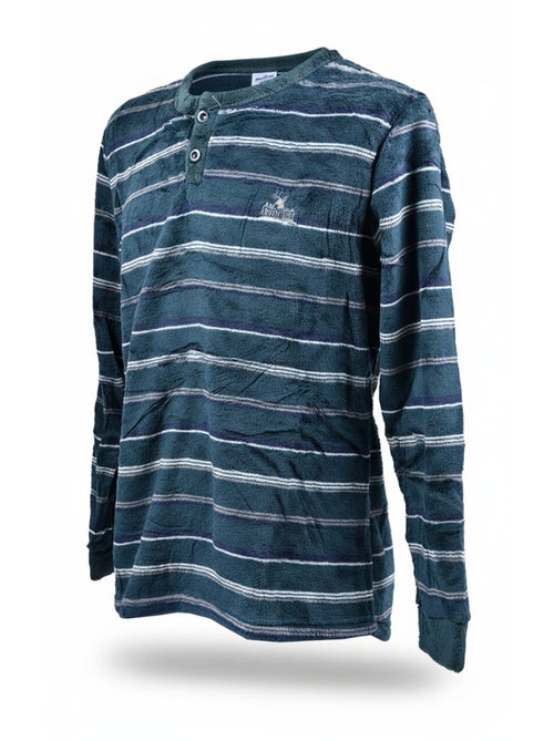 Pijama Hombre Invierno Polar Suave ADVENTURE J2565 - Kiabi