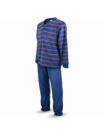 Pijama Hombre Invierno Polar Suave RAYURE Z2654