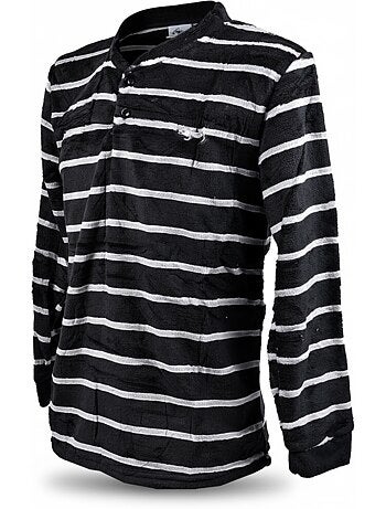 Pijama Hombre Invierno Polar Suave RAYURE Z2654