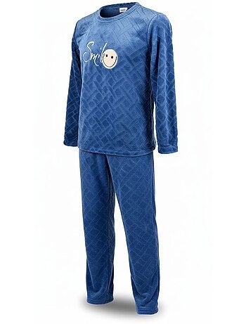 Pijama Hombre Invierno Polar Suave SMILE