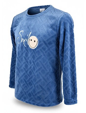 Pijama Hombre Invierno Polar Suave SMILE